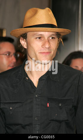 Heathcliff Andrew Ledger (April 4, 1979 - January 22, 2008) was an Academy Award-nominated Australian actor. After appearing in television roles during the 1990s, Ledger developed a Hollywood career. He starred in both critical and financial successes, including The Patriot, Monster's Ball and Broke Stock Photo