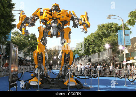 Jun 27, 2007; Hollywood, California, USA;  TRANSFORMER model at the Hollywood Premiere of ' Transformers' held at Mann's Village Theater. Mandatory Credit: Photo by Paul Fenton/ZUMA Press. (©) Copyright 2007 by Paul Fenton Stock Photo