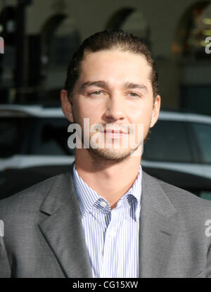 Jul 26, 2007 - Hollywood, CA, USA - Actor SHIA LABEOUF at the Hollywood premiere of 'Hot Rod' held at Mann's Chinese Theater. (Credit Image: © Camilla Zenz/ZUMA Press) Stock Photo