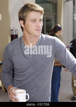 Garrett Hedlund at a meet and greet for 'Death Sentence' during the comic con weekend. Stock Photo