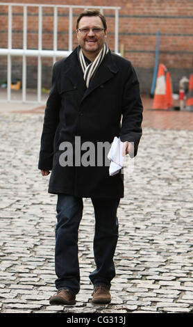 Ian Puleston-Davies 'Coronation Street' stars arrive at the Granada Studios Manchester, England - 13.12.10 Stock Photo