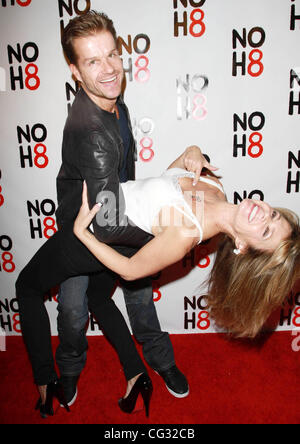 Mary-Margaret Humes, Louis Van Amstel NOH8 Campaign 2nd Anniversary Celebration held at Wonderland Hollywood, California - 13.12.10 Stock Photo