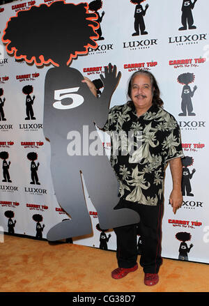 Ron Jeremy Carrot Top Celebrates Five Years at The Luxor Resort and Casino  Las Vegas, Nevada - 20.12.10 Stock Photo