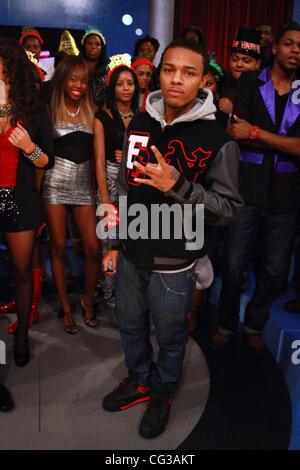 Bow Wow BET's '106 and Park' New Years Eve show New York City, USA - 31.12.10 Stock Photo