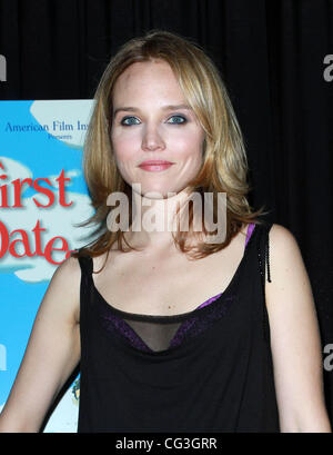 Erica Leerhsen 'First Date' premiere screening held at The American Film Institute (AFI) Screening Room Los Angeles, California - 08.01.11 Stock Photo