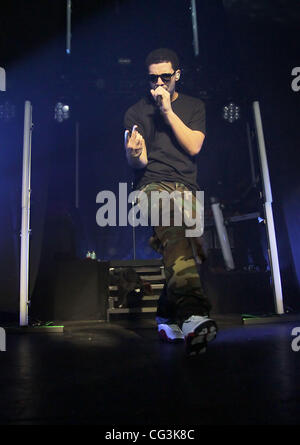Graham Dye Rapper Canadian rapper, Drake, aka Aubrey Drake Graham performing at ...