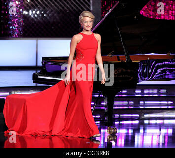 Miss Nebraska Teresa Scanlan Miss America 2011 Preliminary Day 3 held at The Theater Of Performing Arts at Planet Hollywood Resort and Casino  Las Vegas, Nevada - 13.01.11 Stock Photo