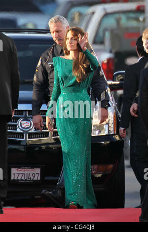 Angelina Jolie 68th Annual Golden Globe Awards held at The Beverly Hilton hotel - Arrivals Beverly Hills, California - 16.01.11 Stock Photo