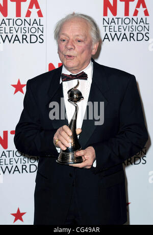 David Jason,  The National Television Awards 2011 (NTA's) held at the O2 centre - Winners Boards London, England - 26.01.11 Stock Photo