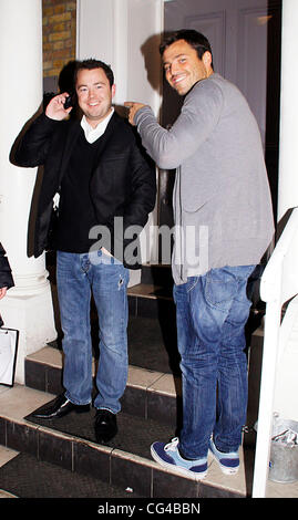 Mark Wright outside Funky Mojoe club In South Woodford Essex, England - 28.01.11 Stock Photo