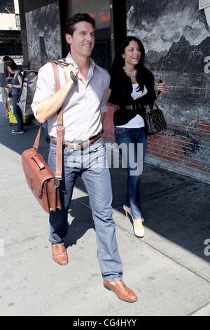 Jason Hoppy and Bethenny Frankel Bethenny Frankel shopping in Soho with