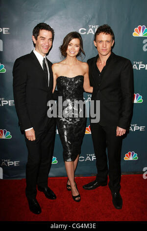 James Frain, Summer Glau, David Lyons Premiere Party for 'The Cape' Held At The Music Box Theatre Hollywood, California - 04.01.11 Stock Photo