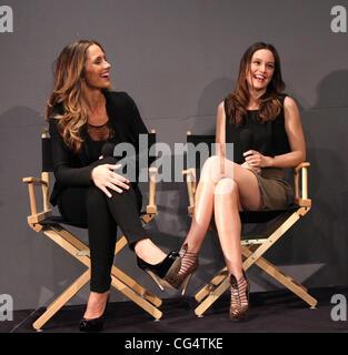 Minka Kelly, Leighton Meester Meet the Actors featuring the stars of 'The Roommate' at the Apple Store SoHo - Inside New York City, USA - 01.02.11 Stock Photo