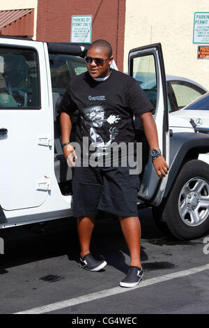 Kyle Massey outside the dance-rehearsal studio for ABC-TV's 'Dancing with the Stars'.  Los Angeles, California - 29.09.10 Stock Photo