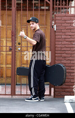 Mark Ballas outside the dance-rehearsal studio for ABC-TV's 'Dancing with the Stars'.  Los Angeles, California - 29.09.10 Stock Photo