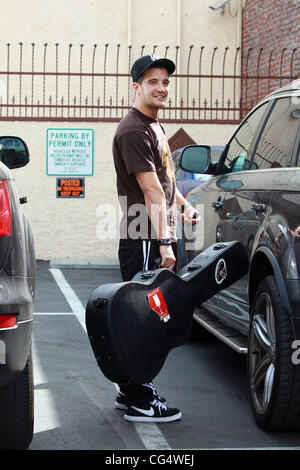 Mark Ballas outside the dance-rehearsal studio for ABC-TV's 'Dancing with the Stars'.  Los Angeles, California - 29.09.10 Stock Photo