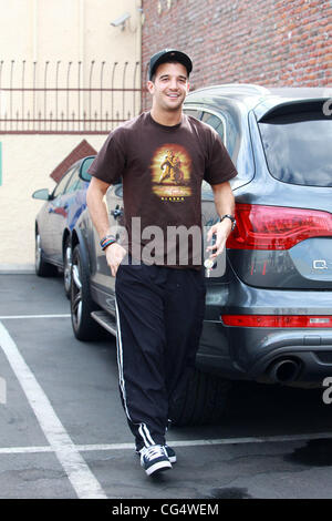 Mark Ballas outside the dance-rehearsal studio for ABC-TV's 'Dancing with the Stars'.  Los Angeles, California - 29.09.10 Stock Photo