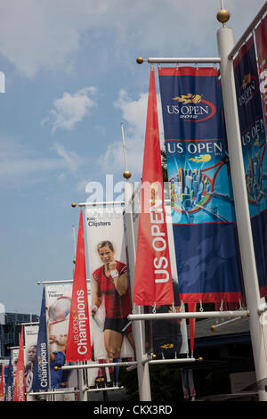 USTA BILLIE JEAN KING NATIONAL TENNIS CENTER, Flushing Meadows, New York, USA. 2012 US Open Tennis Stock Photo