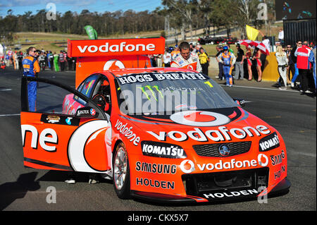 26th Aug 2012. Eastern Creek,Australia. Grid before the V8 Supercar Championship at the Sydney Motorsport Park,Australia Stock Photo