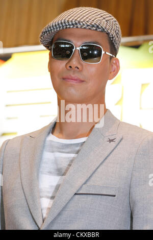 August 25, 2012 - Toronto, Canada - Hong Kong TVB Actor Michael Tse appearances at the Splendid China Mall for a press conference for an upcoming concert at Casino Rama.  (JKP/N8N) Stock Photo