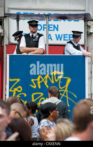 Monday of the Notting Hill Carnival, London, UK 27 August 2012. Stock Photo
