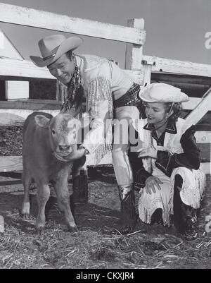 THE ROY ROGERS & DALE EVANS SHOW, (l-r): Roy Rogers Jr., Mary Little ...