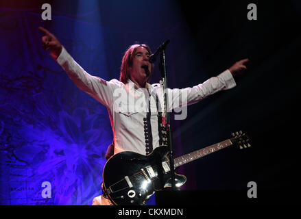 Ottawa, Ontario, Canada. 29th Aug 2012. Per Gessle of Roxette performs at Scotiabank Place on Wednesday, August 29, 2012. (Credit Image: © Kamal Sellehuddin/ZUMAPRESS.com) Stock Photo