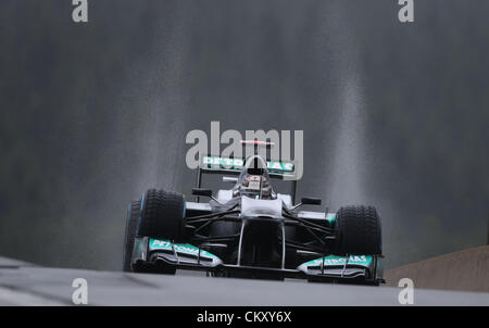 Spa, Belgium. 31st Aug 2012. 31.08.2012. Spa Francorchamps, Belgium . Motorsports: FIA Formula One World Championship 2012, Grand Prix of Belgium,  #7 Michael Schumacher (GER, Mercedes AMG Petronas F1 Team), Credit:  Action Plus Sports Images / Alamy Live News Stock Photo