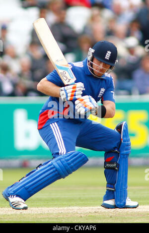 02/09/2012 London, England. England's Ian Bell batting during the 4th Nat West one day international cricket match between  England and South Africa and played at Lords Cricket Ground: Mandatory credit: Mitchell Gunn Stock Photo