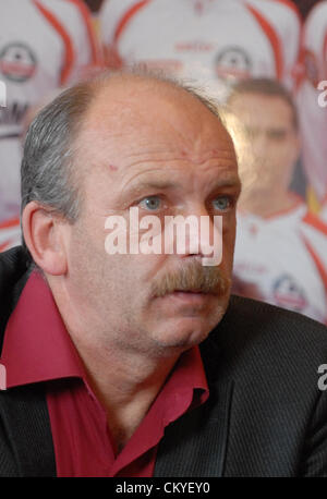 FILE Stanislav Levy, new coach of Polish soccer team Slask Wroclaw, in Zlin, Czech Republic, November 4, 2008. (CTK Photo/Zdenek Nemec) Stock Photo