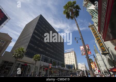 Aug. 15, 2012 - Los Angeles, California (CA, United States - TV Guide building in Hollywood. (Credit Image: © Ringo Chiu/ZUMAPRESS.com) Stock Photo