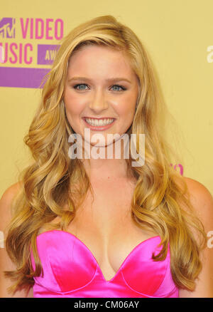 Sept. 6, 2012 - Los Angeles, California, U.S. - Greer Grammer Attending The 2012 MTV Video Music Awards - Arrivals held at the  Staples Center in Los Angeles, California on September 6, 2012. 2012(Credit Image: Â© D. Long/Globe Photos/ZUMAPRESS.com) Stock Photo