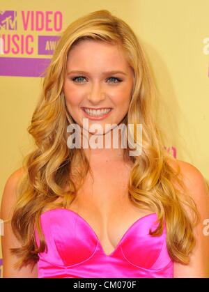 Greer Grammer at arrivals for 2012 MTV Video Music Awards VMA - ARRIVALS, STAPLES Center, Los Angeles, CA September 6, 2012. Photo By: Dee Cercone/Everett Collection Stock Photo