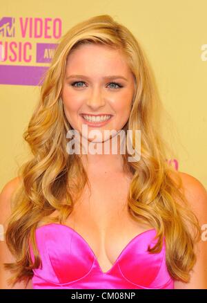 Sept. 6, 2012 - Los Angeles, California, U.S. - Greer Grammer Attending The 2012 MTV Video Music Awards - Arrivals held at the  Staples Center in Los Angeles, California on September 6, 2012. 2012(Credit Image: Â© D. Long/Globe Photos/ZUMAPRESS.com) Stock Photo