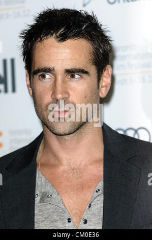 Sept. 7, 2012 - Toronto, Ontario, Canada - Actor COLIN FARRELL attends the 'Seven Psychopaths' premiere during the 2012 Toronto International Film Festival held at Ryerson Theatre on September 7, 2012 in Toronto, Canada. (Credit Image: © Igor Vidyashev/ZUMAPRESS.com) Stock Photo