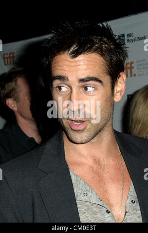 Sept. 7, 2012 - Toronto, Ontario, Canada - Actor COLIN FARRELL attends the 'Seven Psychopaths' premiere during the 2012 Toronto International Film Festival held at Ryerson Theatre on September 7, 2012 in Toronto, Canada. (Credit Image: © Igor Vidyashev/ZUMAPRESS.com) Stock Photo