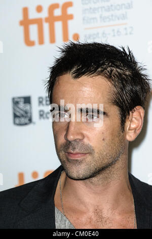 Sept. 7, 2012 - Toronto, Ontario, Canada - Actor COLIN FARRELL attends the 'Seven Psychopaths' premiere during the 2012 Toronto International Film Festival held at Ryerson Theatre on September 7, 2012 in Toronto, Canada. (Credit Image: © Igor Vidyashev/ZUMAPRESS.com) Stock Photo