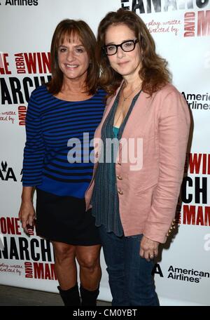 Patti LuPone, Debra Winger inside for THE ANARCHIST Cast Photo Call, The Davenport Studios, New York, NY September 10, 2012. Photo By: Derek Storm/Everett Collection Stock Photo