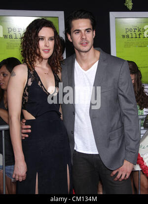 Sept. 10, 2012 - Hollywood, California, U.S. - arrives for the premiere of the film 'The Perks of Being a Wallflower' at the Cinerama Dome theater. (Credit Image: Credit:  Lisa O'Connor/ZUMAPRESS.com)/Alamy Live News Stock Photo