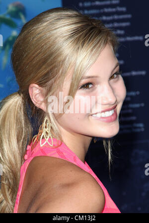 Sept. 10, 2012 - Los Angeles, California, U.S. - Olivia Holt  attends Disney Pixar's ''Finding Nemo'' Disney Digital 3D Premiere on 10th September 2012 at  The El Capitan Theatre,Los Angeles, CA.USA.(Credit Image: Â© TLeopold/Globe Photos/ZUMAPRESS.com) Stock Photo