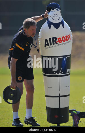 JOHANNESBURG, SOUTH AFRICA - SEPTEMBER 12, Stuart Baxter during the Kaizer Chiefs media open day at The Village, Naturena on September 12, 2012 in Johannesburg, South Africa Photo by Duif du Toit / Gallo Images Stock Photo