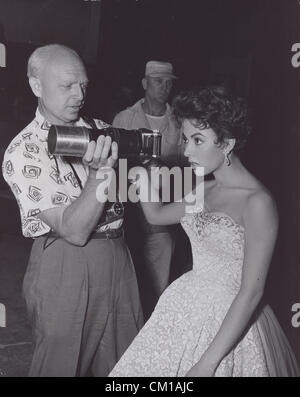 RITA MORENO while awaiting on the set of The Lieutenant Wore Skirts.(Credit Image: Â© Smp/Globe Photos/ZUMAPRESS.com) Stock Photo