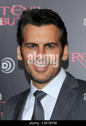 Los Angeles, CA, USA Sept 12th 2012. Oded Fehr  at the film premiere for Resident Evil - Retribution Photo © Sydney Alford / ALAMY Stock Photo