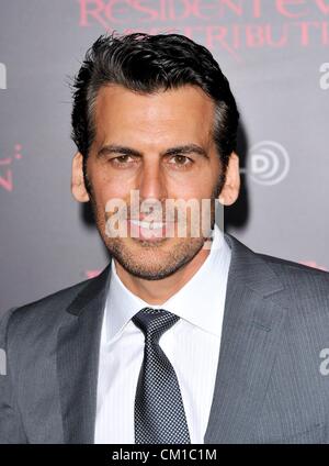 Los Angeles, USA. 12th September 2012. Oded Fehr at arrivals for RESIDENT EVIL: RETRIBUTION Premiere, Regal Cinemas L.A. Live, Los Angeles, CA September 12, 2012. Photo By: Elizabeth Goodenough/Everett Collection Stock Photo