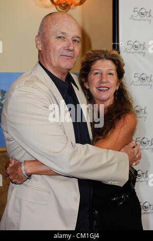 Creed Bratton, Lucinda Bridges at arrivals for Theatre West 50th Anniversary Gala, The Taglyan Cultural Complex, Los Angeles, CA September 13, 2012. Photo By: Sara Cozolino/Everett Collection Stock Photo