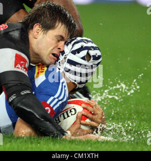 DURBAN, SOUTH AFRICA - SEPTEMBER 15, during the Absa Currie Cup match between The Sharks and DHL Western Province from Mr Price KINGS PARK on September 15, 2012 in Durban, South Africa Photo by Steve Haag / Gallo Images Stock Photo