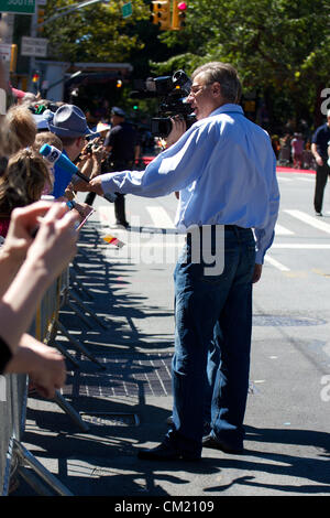 New York, NY - September 15, 2012: Impressions from the 2012 German-American Steuben Parade in New York City. The traditional parade on 5th Avenue is the culmination of the German-American friendship month that is celebrated in September. Stock Photo