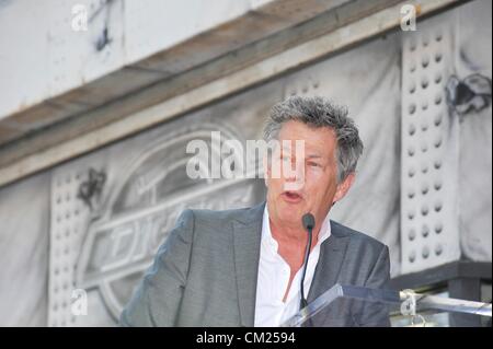 David Foster at the induction ceremony for Star on the Hollywood Walk of Fame for Rascal Flatts, Hollywood Boulevard, Los Angeles, CA, USA. September 17, 2012.  Stock Photo