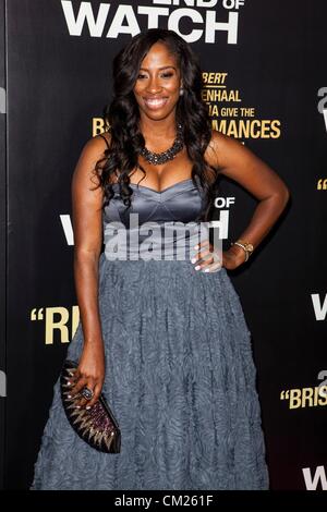 Shondrella Avery at arrivals for END OF WATCH Premiere, Regal Cinemas L.A. Live, Los Angeles, CA September 17, 2012. Photo By: Emiley Schweich/Everett Collection Stock Photo