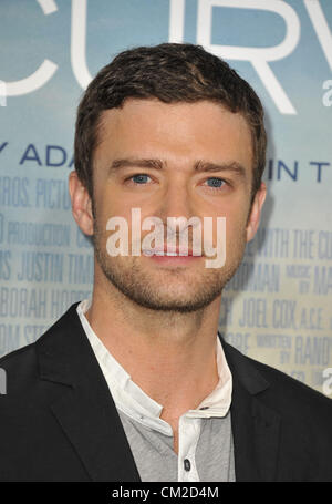Sept. 19, 2012 - Los Angeles, California, U.S. - Justin Timberlake Attending The Los Angeles Premiere of ''Trouble With The Curve'' held at The Village Theatre in Westwood, California on September 19, 2012. 2012(Credit Image: © D. Long/Globe Photos/ZUMAPRESS.com) Stock Photo